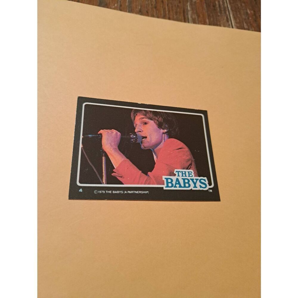Vintage 1979 The Babys Trading Card #4 London Rock Band Collectible